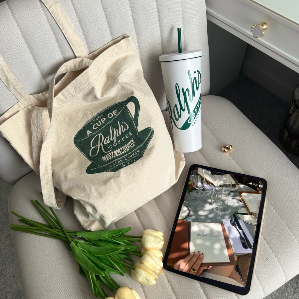 Ralph Lauren Java & Mocha Coffee Tote